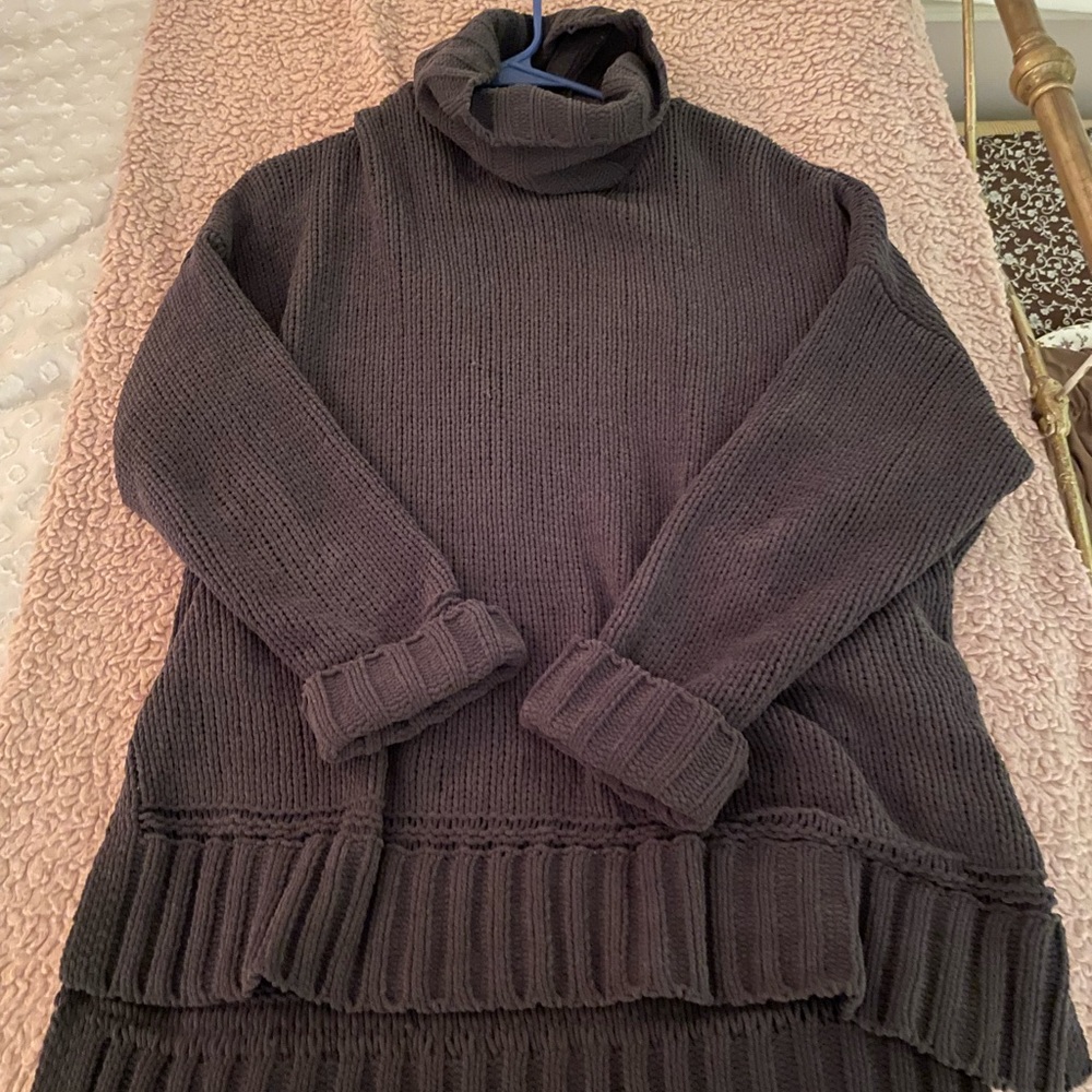 oversized aerie turtleneck sweater